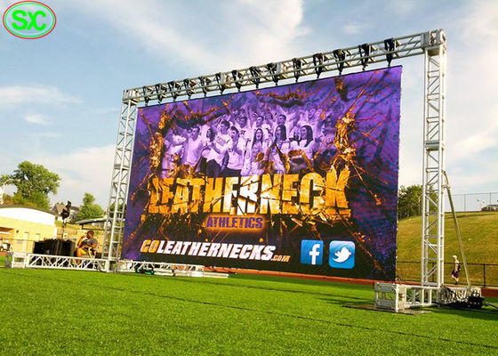 LED-Anzeige Miete P4.8mm im Freien für Brett Stadium im Freien Backgroud LED