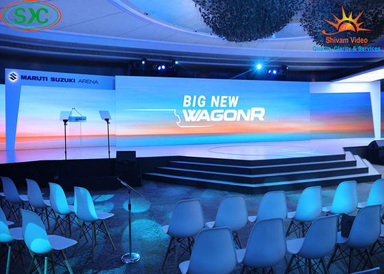 Innen- und Außenwerbung gekrümmter LED-Display Bildschirm IP34 3,91 mm Pixel Pitch gekrümmter LED-Display