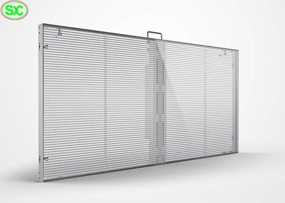 Guter Preis P10, das transparente Fensteranzeige des transparenten Videoglasschirmes annonciert Online