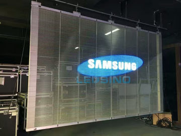 Hohe Helligkeit Transparent LED Bildschirm Billboard Epistar Chip 3 Jahre Garantie