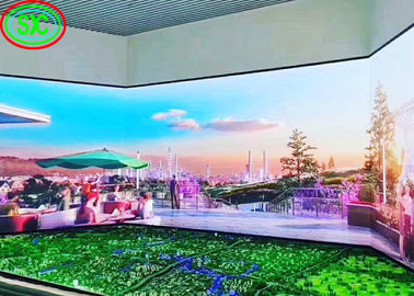 Hintergrund Große geschwungene Kirchenbühne LED P3 P4 Innenkonzerte Innenraum Vollfarb-LED-Display