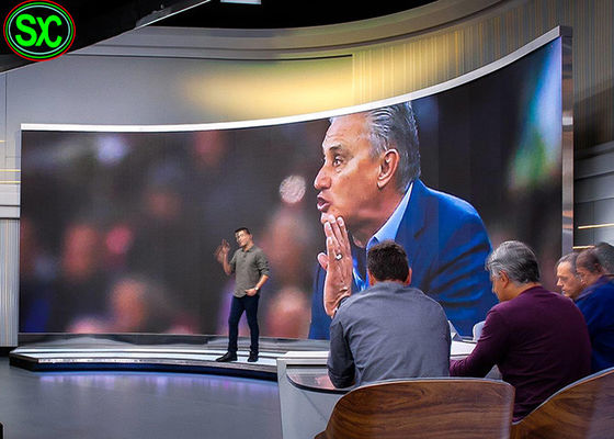 Flexibler breiter InnenBlickwinkel SMD2020 Vorhang LED-Anzeigen-P3 für Einkaufszentrum