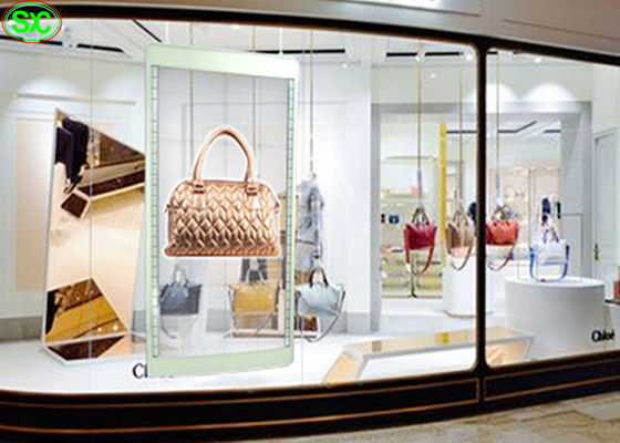 Hochhelles transparentes LED-Panel, Vollfarb-Beschilderung SMD2121 LED-Transparentanzeige