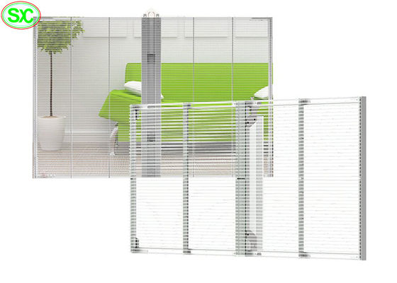 Hochhelles transparentes LED-Panel, Vollfarb-Beschilderung SMD2121 LED-Transparentanzeige