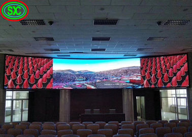 Riesige Videowand LED-Panel Bildschirm P2 P3.91 Innenwerbung Gekrümmte Box Innenraum Vollfarb-LED-Display
