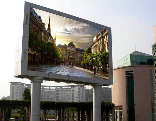 China Vollfarbe Außenstadion LED-Display Bildschirm P10 IP65 960x960mm Schrank