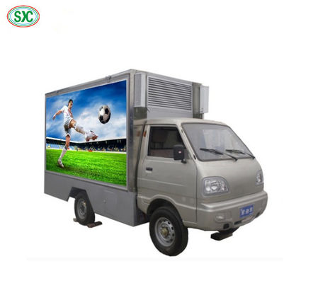 Guter Preis Dauerhafte mobile Lkw-LED-Anzeige Epistar Vollfarb-Rohrchip 62500 Punkte/Quadratmeter Online