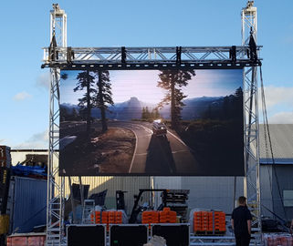 China Vollfarbe Außenstadion LED-Display Bildschirm P10 IP65 960x960mm Schrank