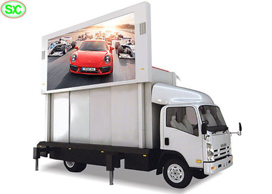Guter Preis Wasserdichter mobiler LKW LED-Anzeigen-Mietfahrzeug-Schirm P3.91 mit Smd-Lampe Online