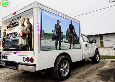 P5 Hochhelligkeits-Auto-LED-Bildschirm Vollfarb-Rohr-Chip-Video-Displayfunktion