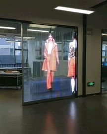 P3.91 Transparenter LED-Bildschirm mit hoher Helligkeit Außenfensterglas LED-Bildschirm