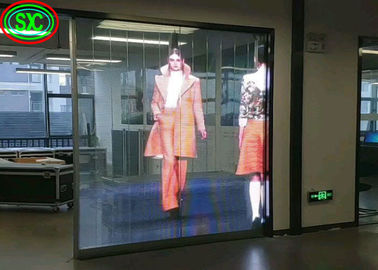 P3.9 Ultrafeine transparente LED-Videoanzeige mit einer hohen Erfrischungsrate von mehr als 3840 Hz