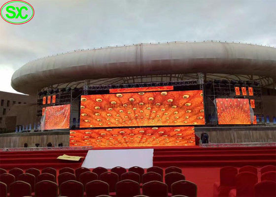 Guter Preis Miet-Anzeige LED-P4.8 6500K - des im Freien Hintergrund-Bildschirm Stadiums-9500K Online