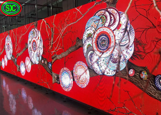 1200cd/M2 Helligkeit gekrümmte LED-Leinwand, HD Vermietung P2.9 P3.91 P4.81 Led-Bildschirm Bühnenhintergrund