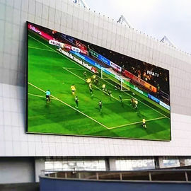 Vollfarbiges Fußballstadion im Freien Led-Bildschirm P10 Hohe Helligkeit HD 960*960mm Billboard