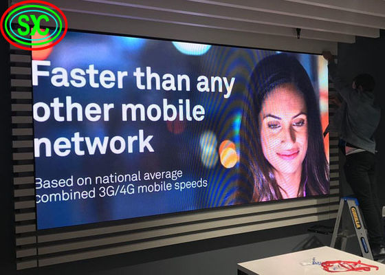 1200cd/㎡ Helligkeit LED-Videowand-Display SMD2121 Hohe Bildwiederholfrequenz 3840 Hz Indoor-Vollfarb-LED-Display