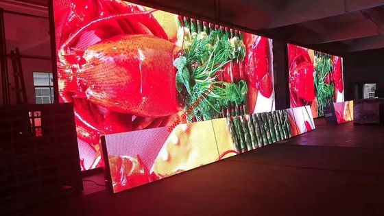 P2.604 Innenraum Vollfarbe LED-Bildschirm 500x500mm 1000nits Helligkeit