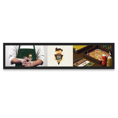 Neues Produkt Kleines Pixel-Pitch COB Regalbildschirm P1.87 In Supermarkten/Clubs/Läden eingesetzt