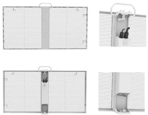 2500 Nits Transparenter LED-Bildschirm