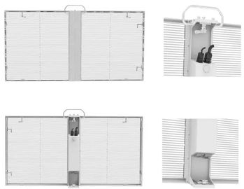 Leihinstallationsbildschirm Großer Blickwinkel P3.91 P4.81 2500 Nits Transparenter LED-Bildschirm
