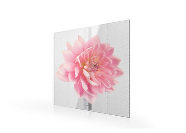 Vollfarbiger transparenter Led-Bildschirm P3.91-7.82 1000mm*500mm/1000mm*1000mm Glasfenster