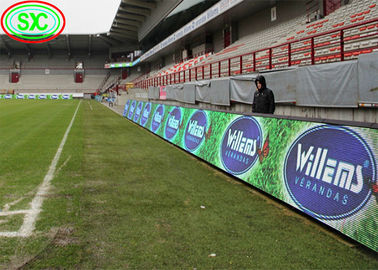 Große Schauplätze Weitwinkel-Stadion-Bildschirm LED-Display P10 IP65 Wasserdicht HD-Eisenbox