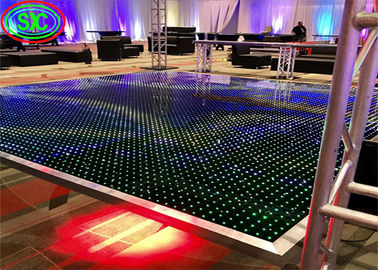 China SMD3535 Sound Active DJ Led Disco Tanzfläche Warmweißstrahl-Panels
