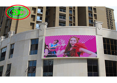 Outdoor-P6 Werbe-LED-Display-Bildschirm Vollfarbe Hochhelligkeit