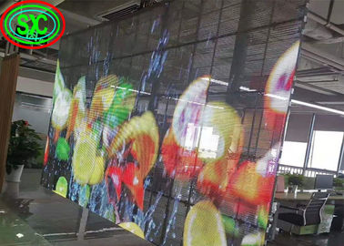 Transparentes LED-Bildschirm für den Innenbereich P3.9-7.8 Vollfarb-SMD-Glas für die Videowand