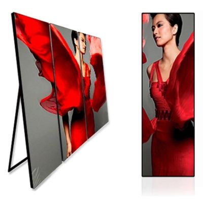Druckguss-Aluminiumbildschirm Front COB P2.5 Digital LED Poster Stereomontage Einfache Installation