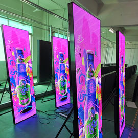 Werbe-LED-Plakate Medienbildschirm Innenbereich Digital Signage Plakat LED-Bildschirm