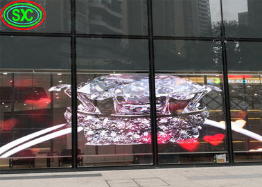 Transparentes LED-Bildschirm für den Innenbereich P3.9-7.8 Vollfarb-SMD-Glas für die Videowand
