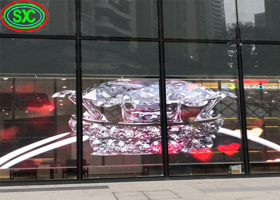 Guter Preis Transparentes LED-Bildschirm für den Innenbereich P3.9-7.8 Vollfarb-SMD-Glas für die Videowand Online