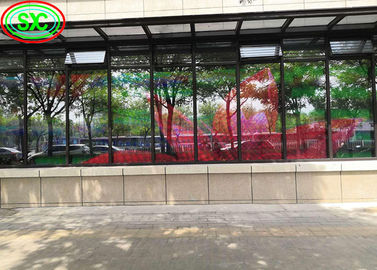 Transparentes LED-Bildschirm für den Innenbereich P3.9-7.8 Vollfarb-SMD-Glas für die Videowand