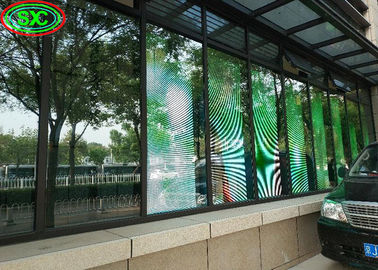 Leihinstallationsbildschirm Großer Blickwinkel P3.91 P4.81 2500 Nits Transparenter LED-Bildschirm