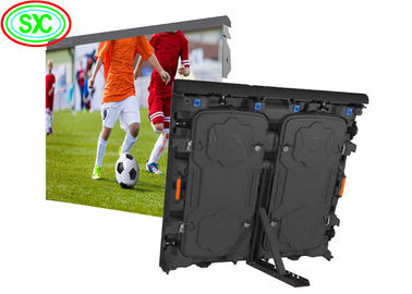 Vermietung von Druckguss-Aluminium-Gehäuse Soft Screen Modul RGB Panel P8 IP65 LED Stadion Werbetafeln
