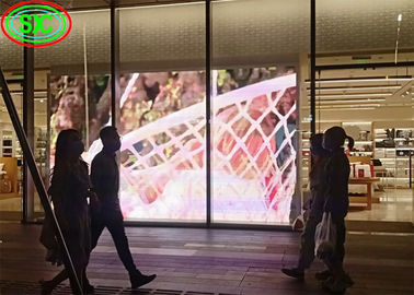 Transparentes LED-Bildschirm für den Innenbereich P3.9-7.8 Vollfarb-SMD-Glas für die Videowand