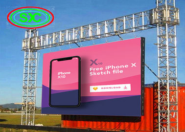 Outdoor HD Full Color P8 LED-Bildschirm Einkaufszentrum Videowand mit normaler Schrankgröße