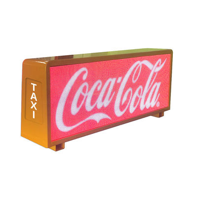 Guter Preis P5 doppelseitiges Taxi-Dach-LED-Display IP65 wasserdicht 6500 cd/m² Online