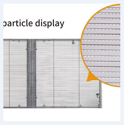 Transparenter LED-Bildschirm 5000 cd/m2 32768 Pixeldichte