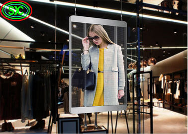 Helligkeit Transparenter LED-Bildschirm, Farbwerbung LED-Werbetafeln