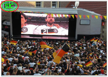 Wasserdichte Live-Performance 256*128mm P10 Stadion Umfang LED-Bildschirm