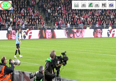 Druckguss Aluminium Schrank Außen Vollfarbe IP65 LED-Display-Bildschirm Fußballstadion Umfang