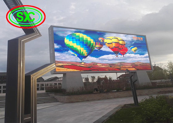 Guter Preis Eisen-Kabinett 960*960mm farbenreiche Anzeige LED-P10 im Freien für Adversiting Online