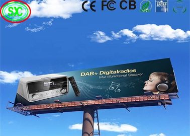 P12 Außenwasserdichtes LED-Full-Colour-Display, hohe Erfrischungsrate Werbe-LED-Plakette