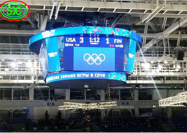 Stadionwerbung Anzeigetafel P4.81 LED Videowand Miete 1R1G1B