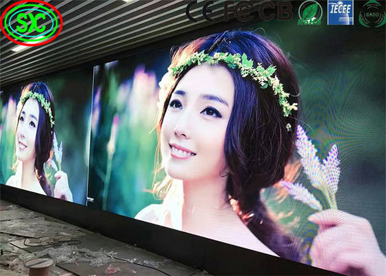 HD Vermietung P3 LED Video Bildschirm DIP346 Werbe-LED-Billboard AC110 / 220V