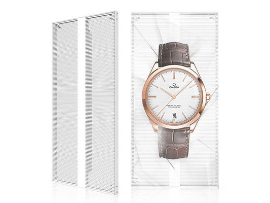 Hohe Helligkeit Transparent LED Bildschirm Billboard Epistar Chip 3 Jahre Garantie