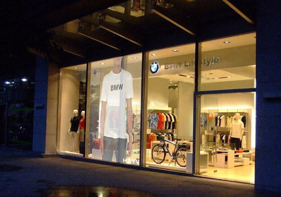 P3.91-7.82 Transparente LED-Anzeige 5000cd/m2 Vollfarbe