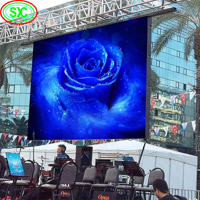 Outdoor Full Color Standard SMD2121 P3 LED Druckguss Aluminium Chassis 576x576mm Drei Jahre Garantie